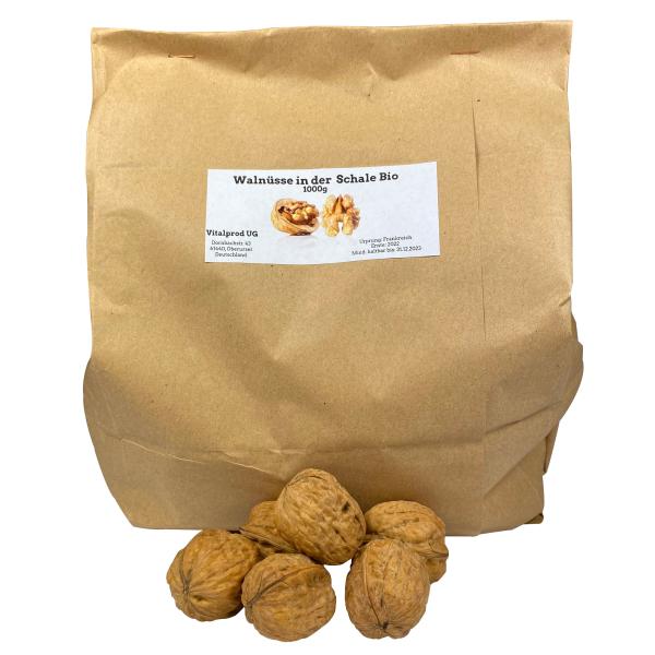 Walnüsse in der Schale, 1 kg